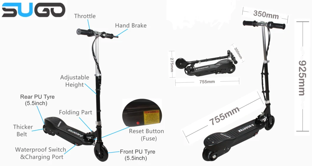 China Factory E-Scooter for Kids Scooter Electric Cheap Electric Scooter